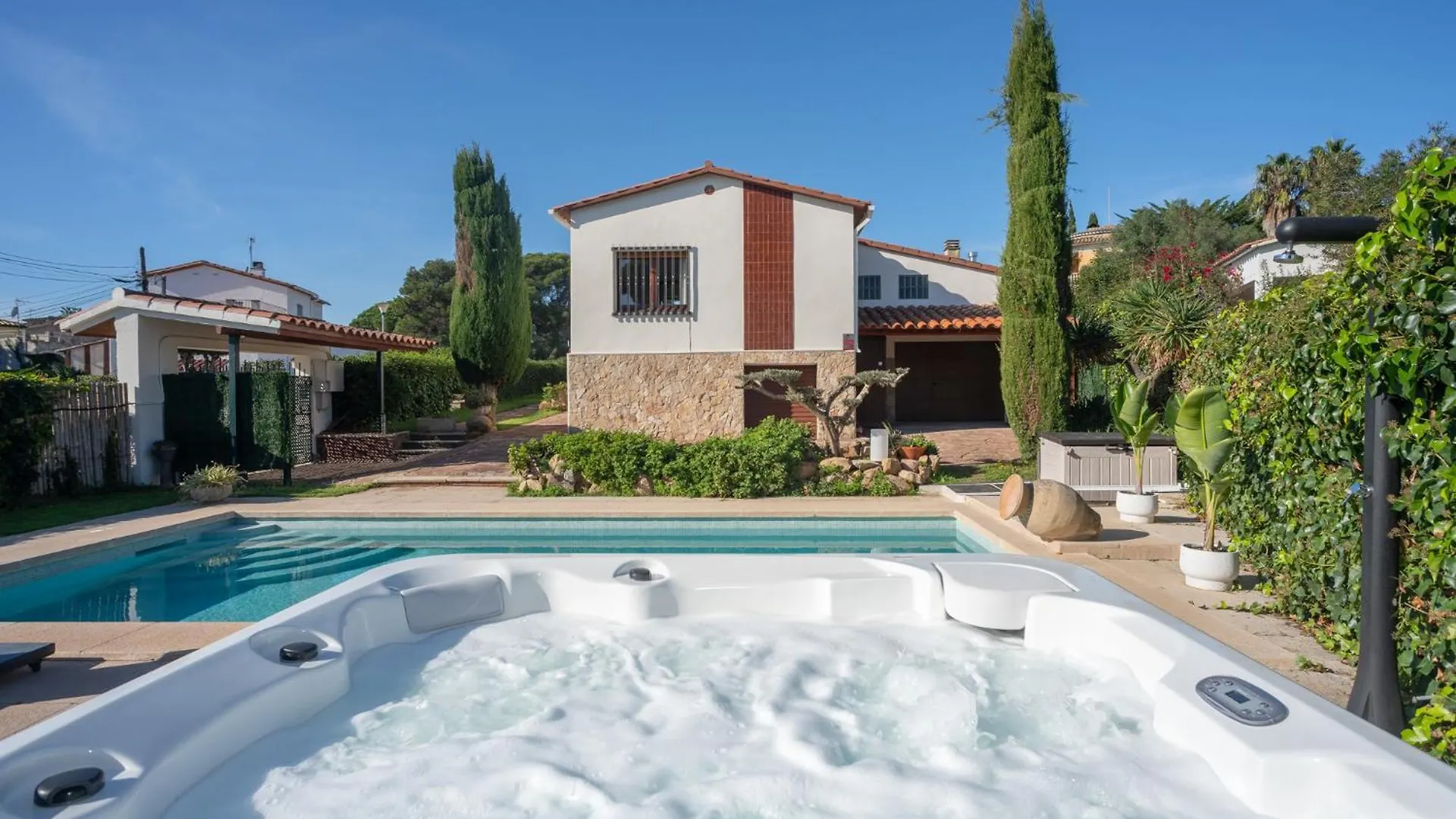 Encantadora Villa Con Piscina,Spa Y Cerca De Playa Sant Antoni De Calonge Španělsko
